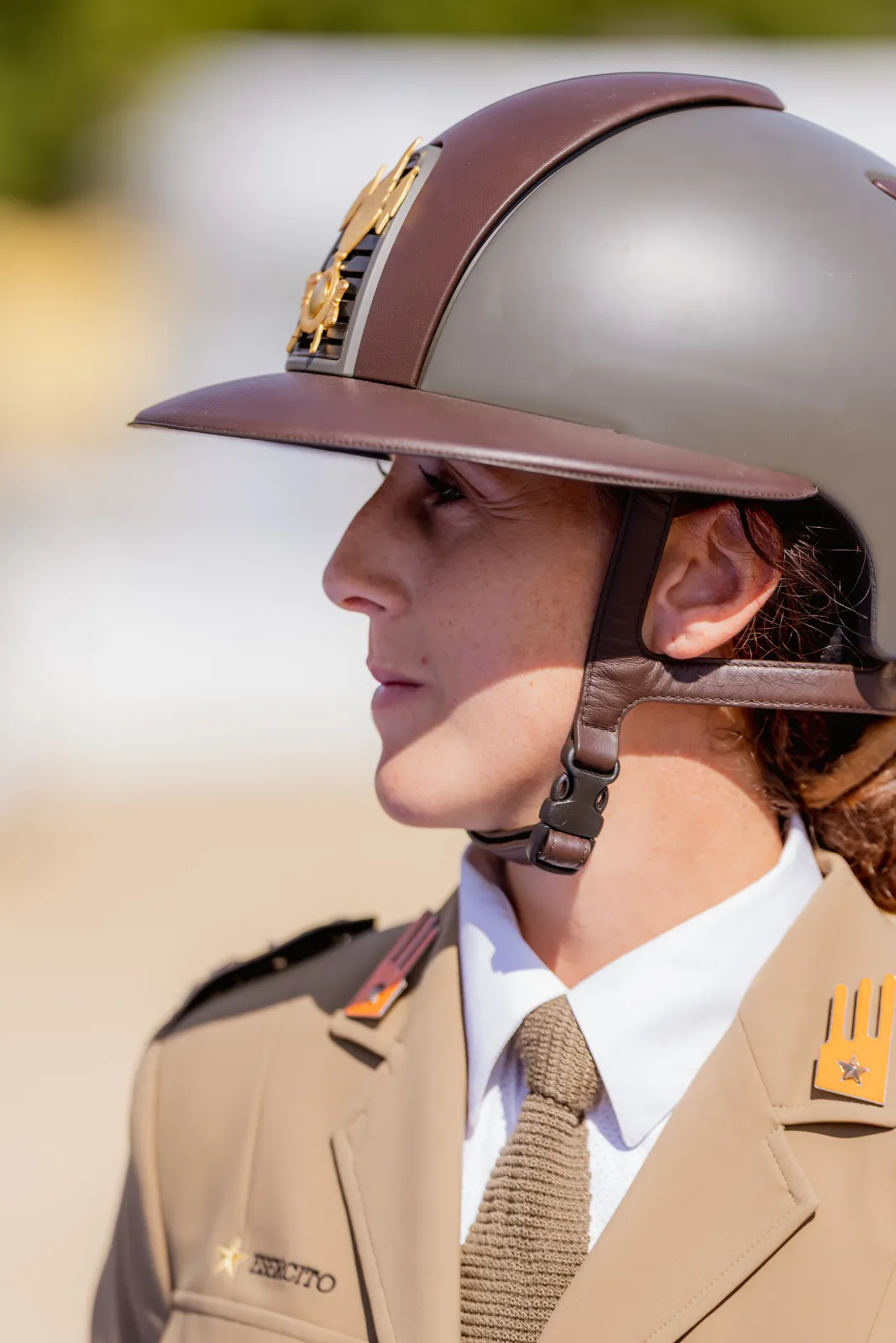 Concentrazione prima dell'ingresso in campo