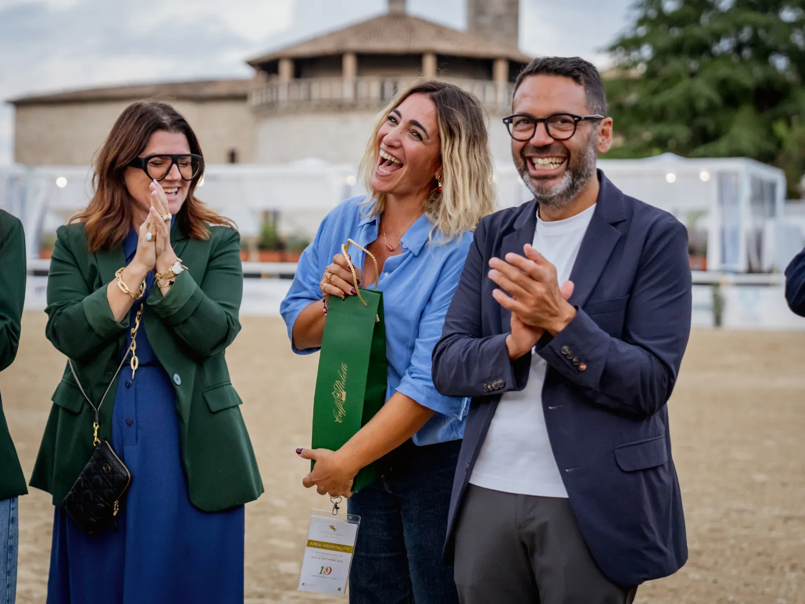 La festa degli organizzatori a fine concorso