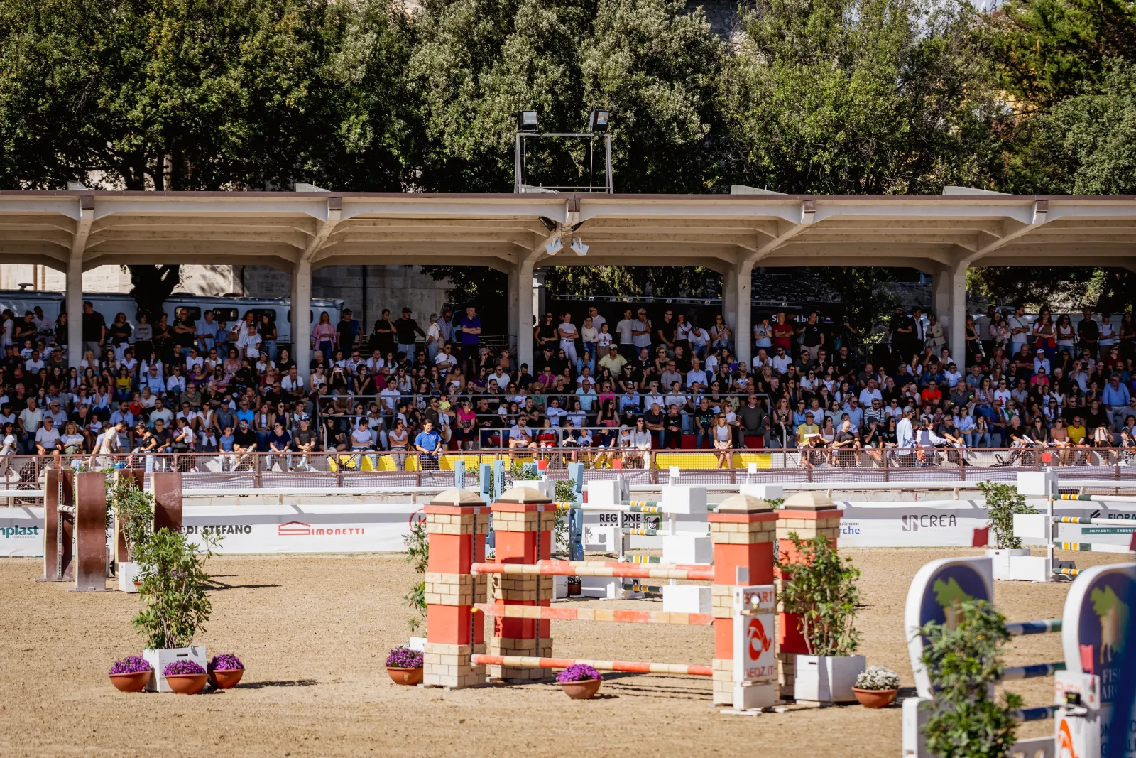 Tribuna piena per il Gran Premio